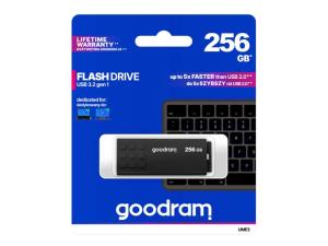 Flash disk GOODRAM USB 3.2 256GB čierny