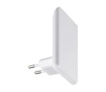 37394-LED Orientačné svietidlo so senzorom do zásuvky ORISA LED/0,28W/230V