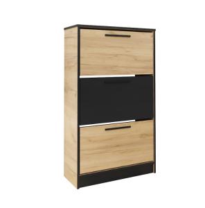 KIER Botník BENY SZNB01 | dub craft zlatý - čierna