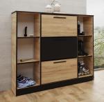 KIER Botník BENY SZNB02 | dub craft zlatý - čierna