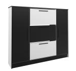 KIER Botník BENY SZNB02D | biela - čierna