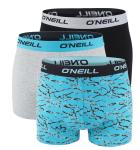 O`NEILL - boxerky 3PACK cloudy blue & black combo - limitovana edicia