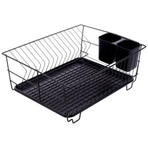 Stojan na riad Vilde 229095, čierny