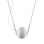 Závesné svietidlo Lumina Perla so sklenenou guľou, Ø 28 cm