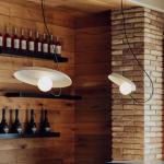 Milan Drôtené závesné svietidlo Ø 24 cm vo farbe norky