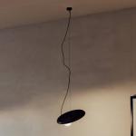 Milan Drôtené závesné svietidlo Ø 38 cm antracit