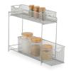 Kovový organizér na kuchynské skrinky RD47535, strieborná