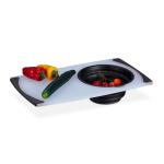 Doska na krájanie so sitom RD47226, čierna