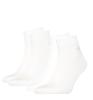 CALVIN KLEIN - pánske ponožky 2PACK quarter white logo CK