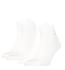CALVIN KLEIN - pánske ponožky 2PACK quarter white logo CK