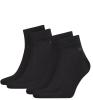 CALVIN KLEIN - pánske ponožky 2PACK quarter black logo CK