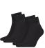 CALVIN KLEIN - pánske ponožky 2PACK quarter black logo CK