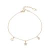 MOISS Pôvabný pozlátený náramok s príveskami B0000641