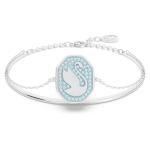 Swarovski Dvojitý náramok s labutou Signum 5628552