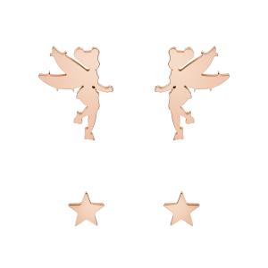 Disney Slušivý set bronzových náušníc Tinker Bell S600148PL-B.CS