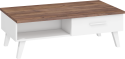 ArtCross Konferenčný stolík NORDIS-07 | 2D Farba: craft tobaco/biely