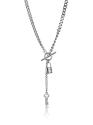 Marc Malone Originálny oceľový náhrdelník Payton Silver Necklace MCN23111S