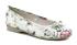 Jana 8-22164-41 kvetové dámske baleríny šírka H EUR 38