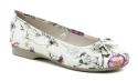 Jana 8-22164-41 kvetové dámske baleríny šírka H EUR 39