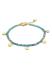 Marc Malone Korálkový náramok Gianna Blue Bracelet MCB23006G