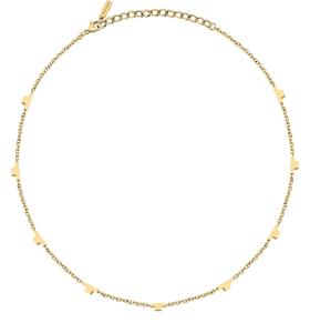 Trussardi Módny pozlátený náhrdelník pre ženy T-Logo TJAXC63