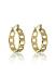 Marc Malone Módne pozlátené náušnice Dream White Earrings MCE23107G
