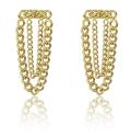 Marc Malone Krásne pozlátené náušnice Celine Gold Earrings MCE23134G