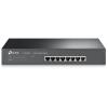 TP-Link TL-SG1008, 8 portov gigabitový stolný/rack sieťový switch, 8x 10/100/1000M RJ45 portov, 13" rack-nastaviteľná, kovový obal