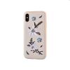 Zadný kryt Devia Flower Embroidery pre iPhone X/XS, ružová DEV-305702