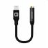 Audio adaptér Swissten Lightning/Jack (samica) 0,15 m, čierny 73501211