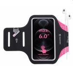 Športové puzdro Swissten Armband 6", ružová 32903600