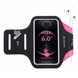 Športové puzdro Swissten Armband 6", ružová 32903600
