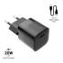 FIXED Set Sieťová mini nabíjačka s USB-C výstupom a USB-C/USB-C kábel, 1 m, PD, 20 W, čierna FIXC20M-CC-BK