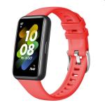 FIXED Silikónový remienok pre Huawei Band 7, červená