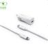 FIXED Autonabíjačka USB-C s káblom USB-C/Lightning MFI, PD, 1 m, 18 W, biela FIXCC18-CL-WH