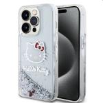 Zadný krytHello Kitty Liquid Glitter Electroplating Head Logo pre Apple iPhone 15 Pro, transparentná 57983116907
