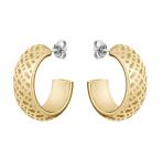 Hugo Boss Štýlové pozlátené kruhové náušnice 1580566