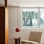 &Tradičné závesné svietidlo Topan VP6, Ø 21 cm, vermíľovo červená