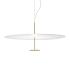 Závesné svetlo Lumina Dot 800 LED 3 000K mosadz