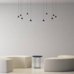 Axolight Jewel mono závesný čierny 2 700K 38°