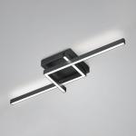 Stropné svietidlo Frida LED, 84x24cm, čierne