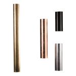 Nástenné svietidlo Capsula, hrdzavo-zlaté, výška 18 cm