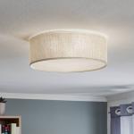 Stropné svietidlo Canvas, béžová farba, Ø 38 cm