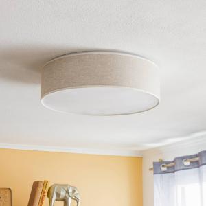 Stropné svietidlo Canvas, béžová farba, Ø 48 cm