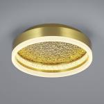 Stropné svietidlo Moon LED zo železa, mosadz, Ø 30 cm