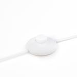 Stojacia lampa June s kartónovým tienidlom, biela