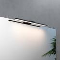 LED zrkadlové svetlo Triga IP44 čierne 40 cm, 4 000 K