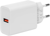 OBAL:ME sieťová nabíjačka USB-A 18W biela