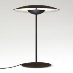 MARSET Ginger M LED stolová lampa Ø42cm wenge/biela