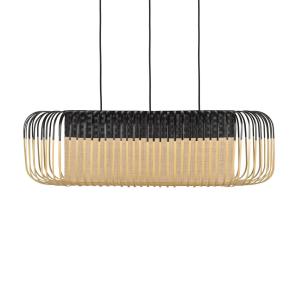 Forestier Bambusové oválne kyvadlo M čierna/prírodná